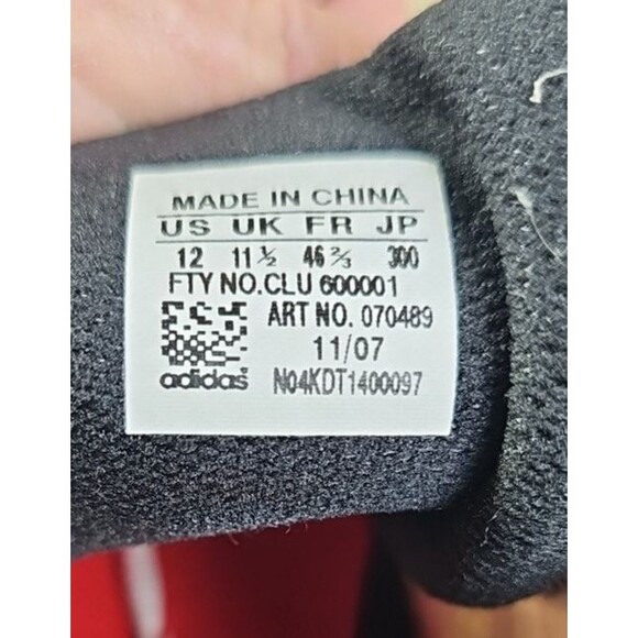 Adidas Bounce Spectrum 2007 Red White Men’s Size 12 Rare Running Shoes 070489 - Picture 8 of 9